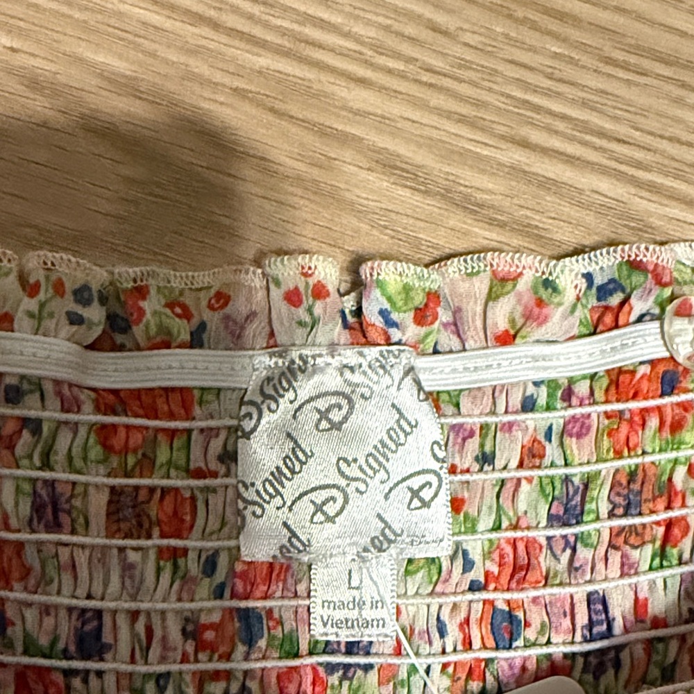 D-signed by Disney Floral Print strapless Dress - Picture 2 of 6